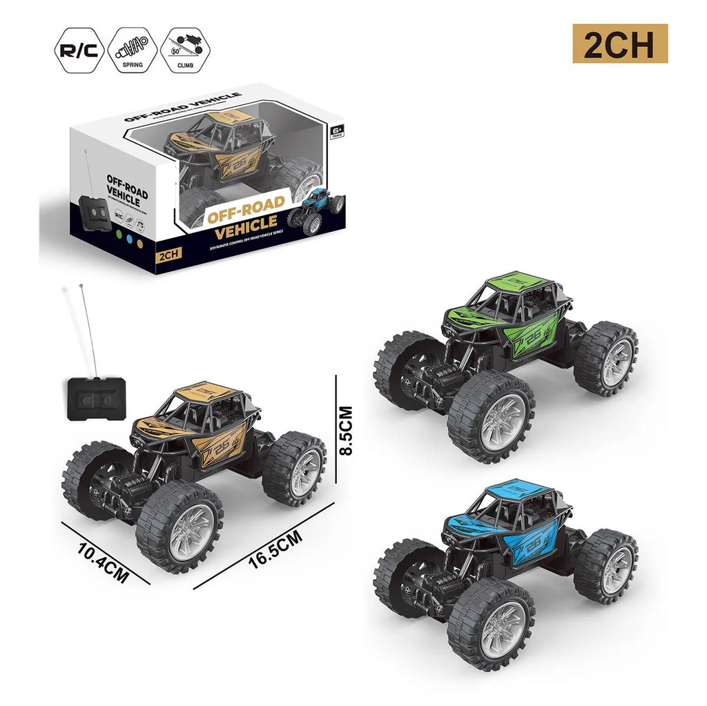 Mini 2-Channel RC Remote Controlled Climbing Car - Assortment - TOYBOX Toy Shop