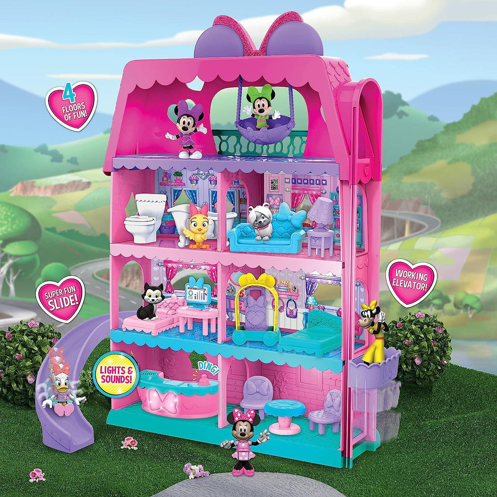 Disney Minnie Mouse Bow-Tel Hotel Dollhouse Playset - TOYBOX Toy Shop