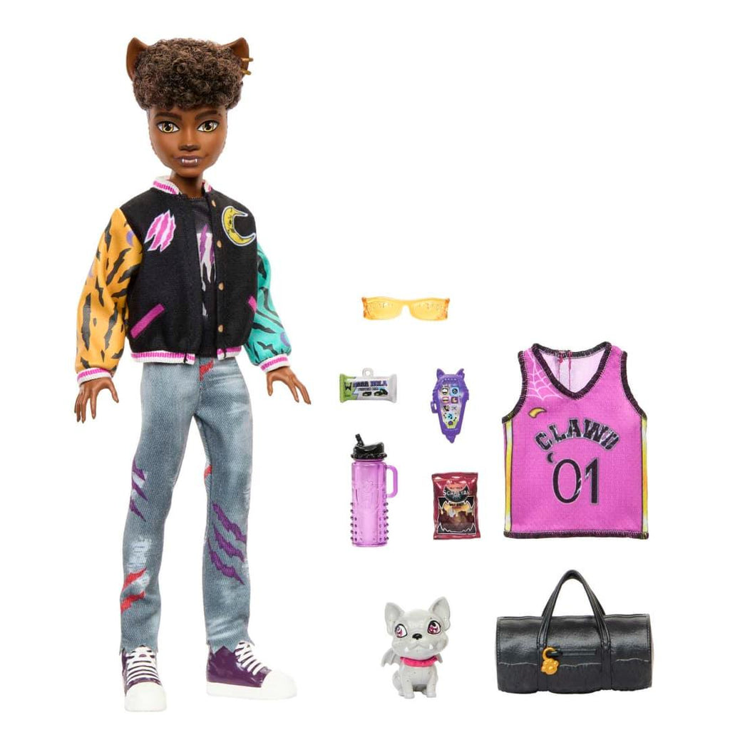 Monster High Doll, Clawd Wolf Doll With Pet And Accessories - TOYBOX Toy Shop
