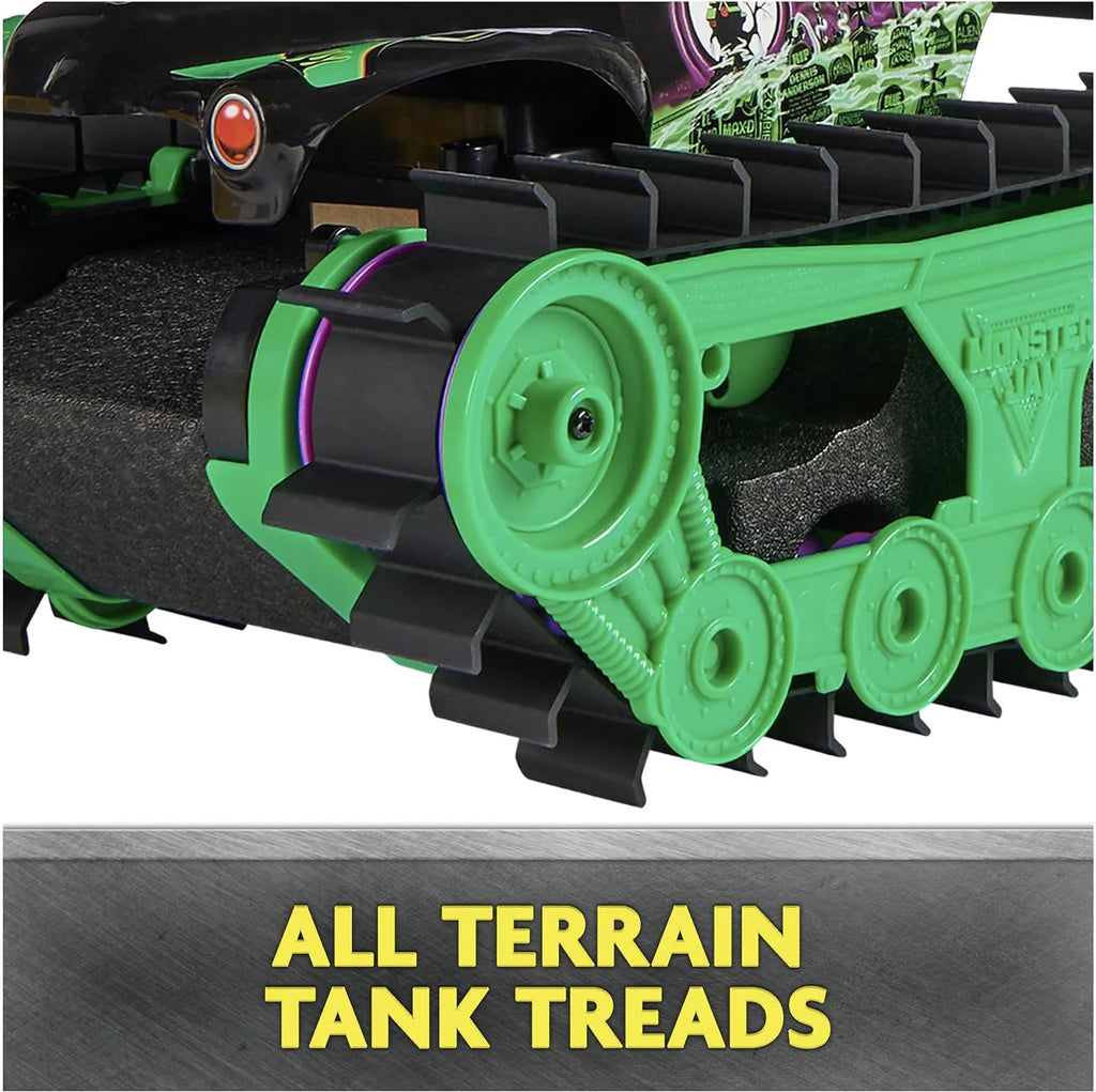Monster Jam Grave Digger Trax All-Terrain Remote Control Vehicle - TOYBOX Toy Shop