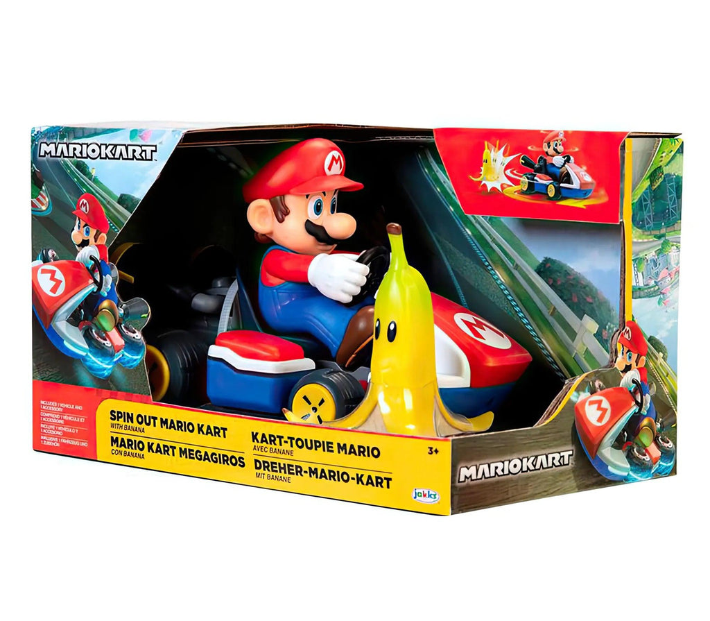 Nintendo Mario Kart Spin Out Car 6.5cm - Assortment - TOYBOX Toy Shop