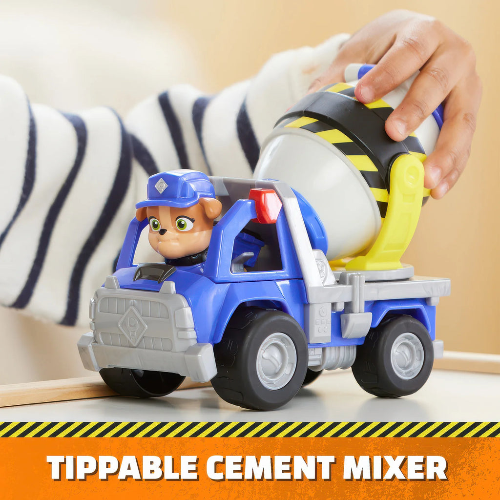 PAW Patrol Rubble & Crew Mix’s Cement Mixer Vehicle - TOYBOX Toy Shop