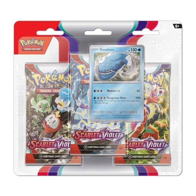 Pokémon TCG: Scarlet & Violet 3 Booster Packs & Dondozo Promo Card - TOYBOX Toy Shop