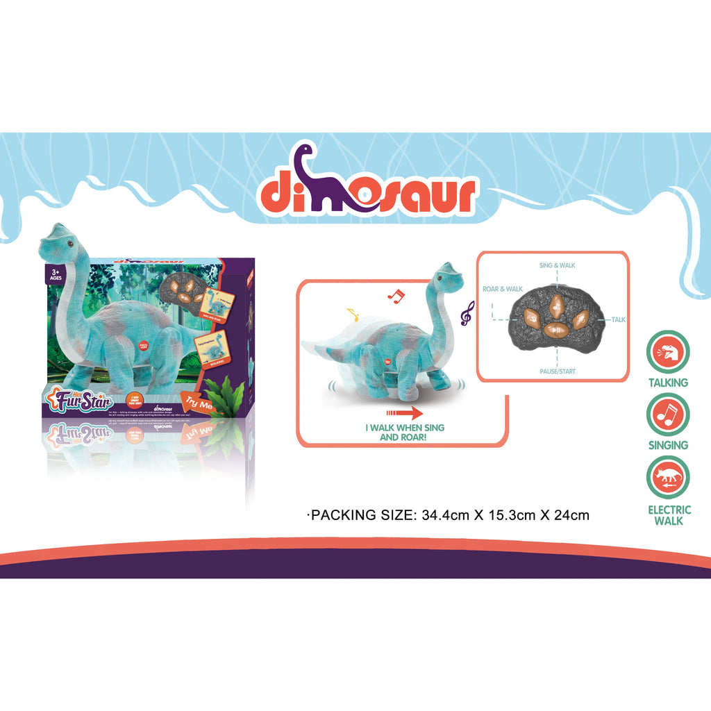 Interactive RC Plush Dinosaur - Tanystropheus - TOYBOX Toy Shop