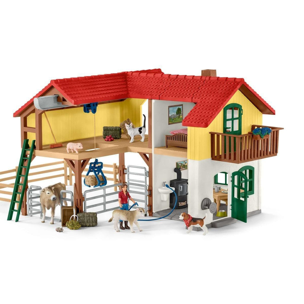 SCHLEICH 42407 Farm World Large Farm House - TOYBOX Toy Shop