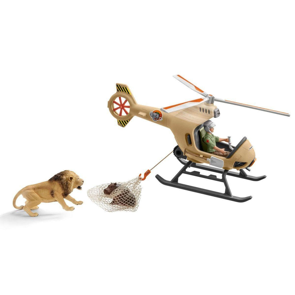 SCHLEICH WILD LIFE 42476 Animal Rescue Helicopter - TOYBOX Toy Shop