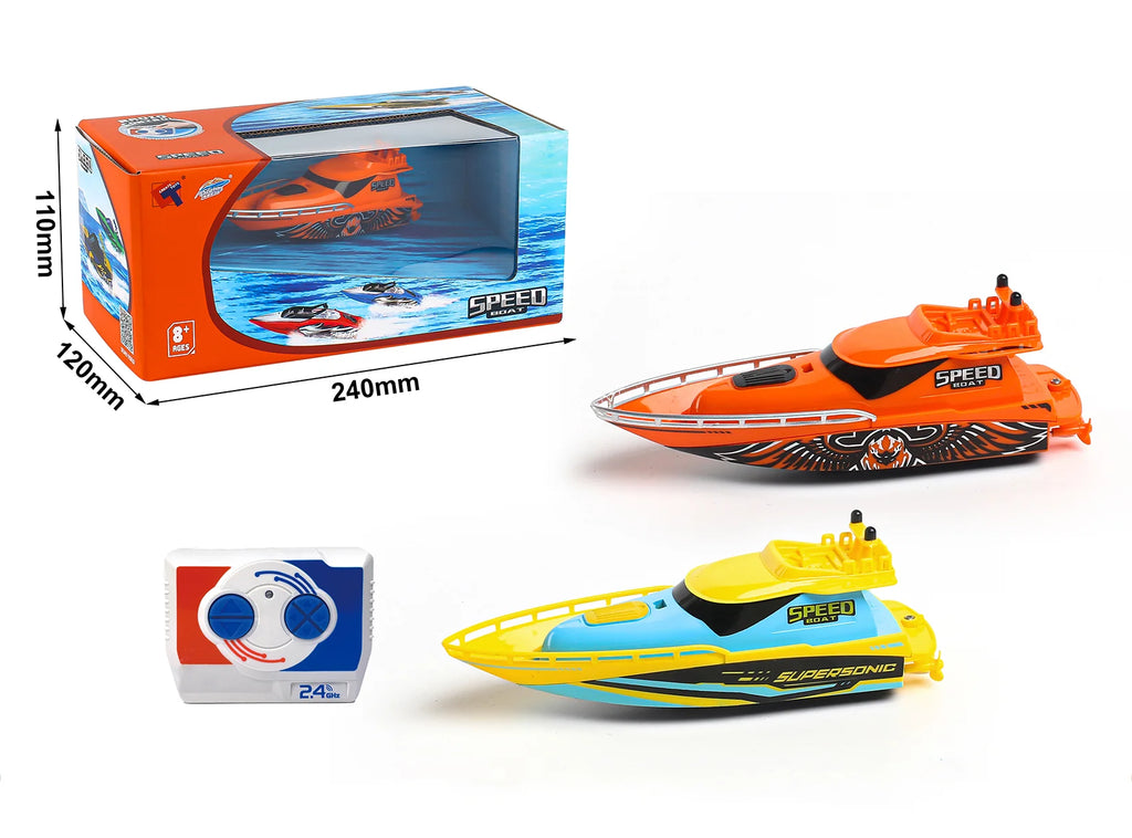 2.4GHz RC Remote Controlled Speedboat - Assorted - TOYBOX Toy Shop