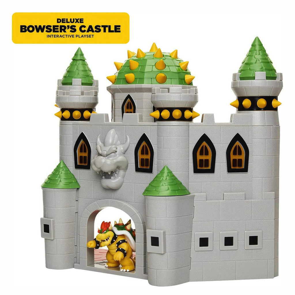 SUPER MARIO Bowsers Castle Deluxe Playset - TOYBOX Toy Shop