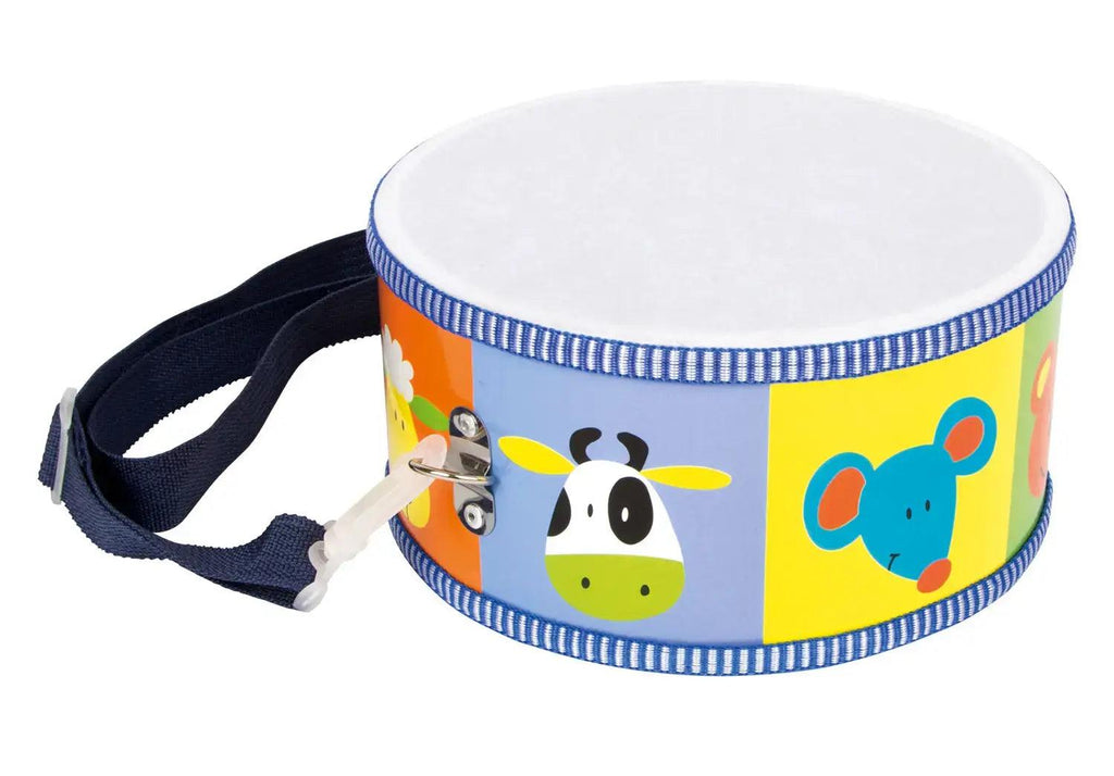 Small Foot - Wooden Drum Animals with Sticks - TOYBOX Toy Shop