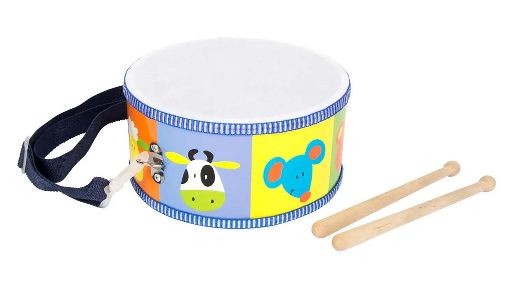 Small Foot - Wooden Drum Animals with Sticks - TOYBOX Toy Shop