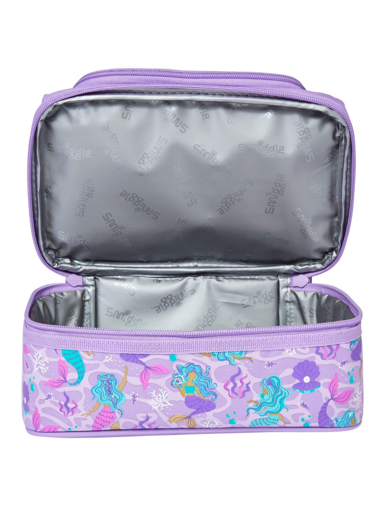 SMIGGLE Drift Double Decker Lunchbox - Lilac - TOYBOX Toy Shop