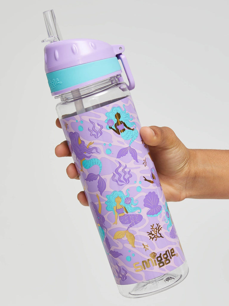 SMIGGLE Drift Plastic Drink Up Bottle 650Ml - Lilac - TOYBOX Toy Shop