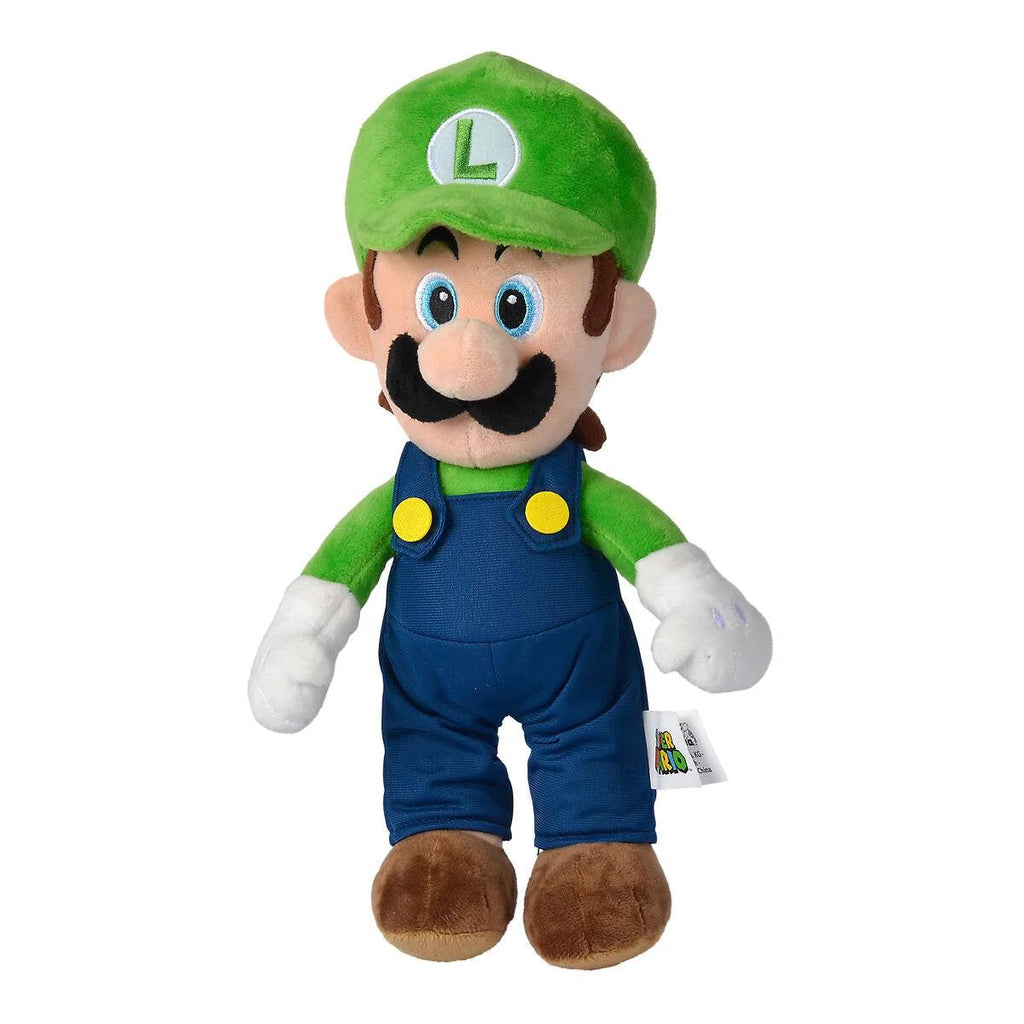 Super Mario Bros Luigi Plush Toy 30cm - TOYBOX Toy Shop