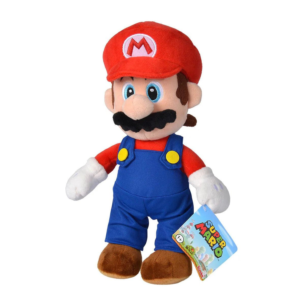 Super Mario Bros Mario Plush Toy 30cm - TOYBOX Toy Shop