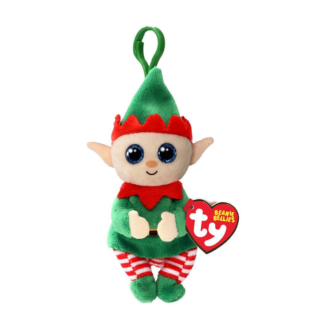 Ty Beanie Boo's Clip Christmas Elf Green Belly 7cm - TOYBOX Toy Shop