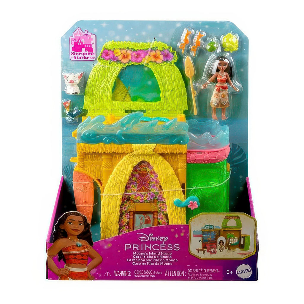 Disney Princess Storytime Stackers Moana Island Home Playset - TOYBOX Toy Shop