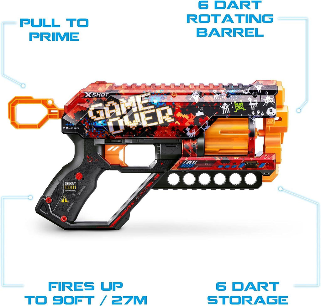 ZURU X-Shot Skins Griefer Foam Dart Blaster - TOYBOX Toy Shop