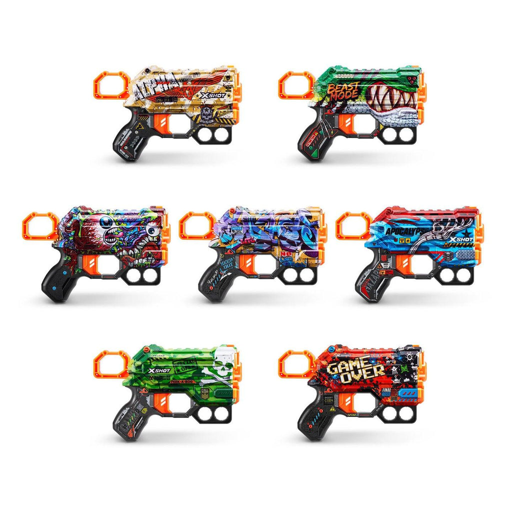 ZURU X-Shot Skins Menace Foam Dart Blaster - Assorted - TOYBOX Toy Shop