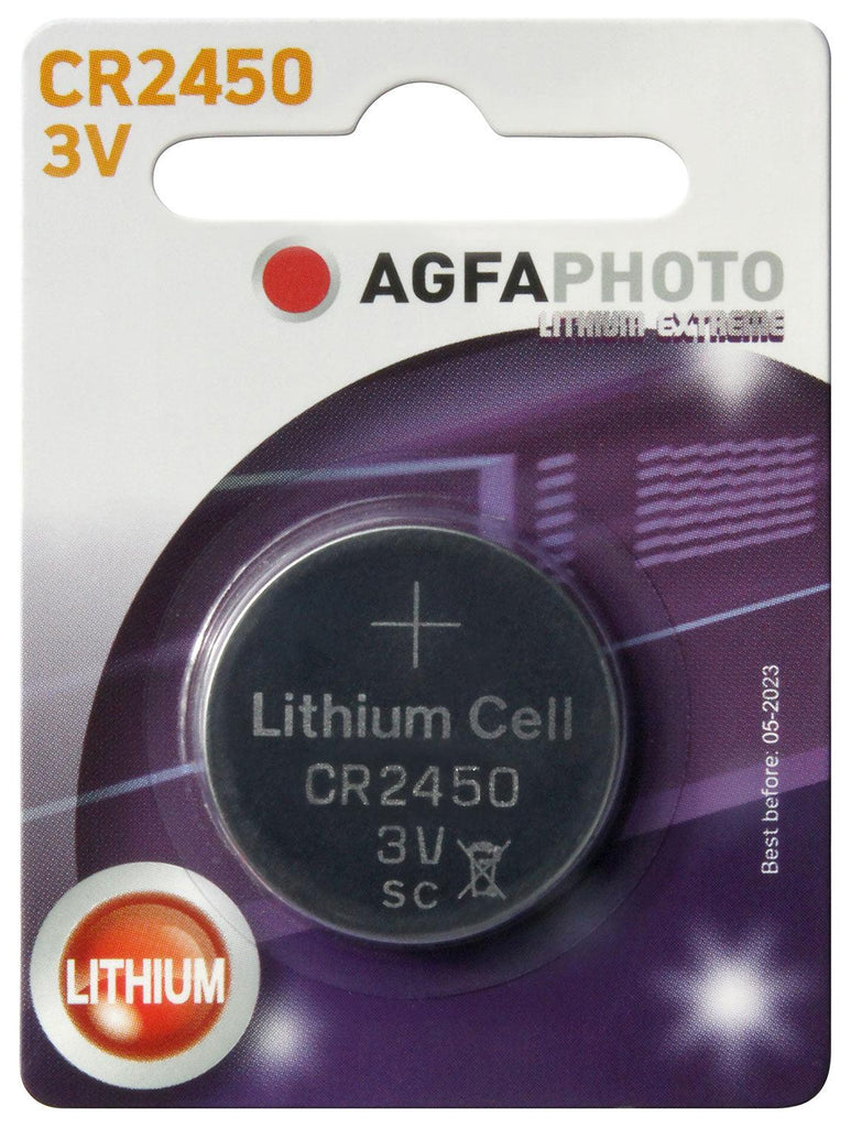 AGFA Photo Lithium 3V Button Cell Battery CR2450 - TOYBOX Toy Shop