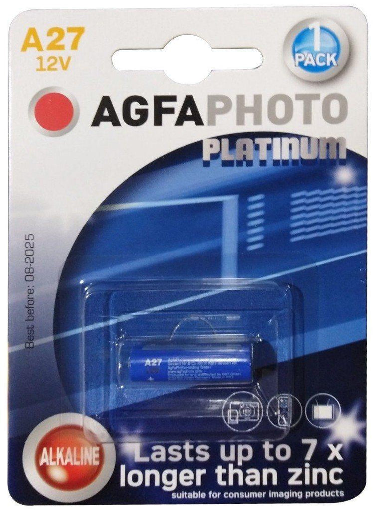 AGFAPHOTO PLATINUM Alkaline Battery A27 LR27A - TOYBOX Toy Shop