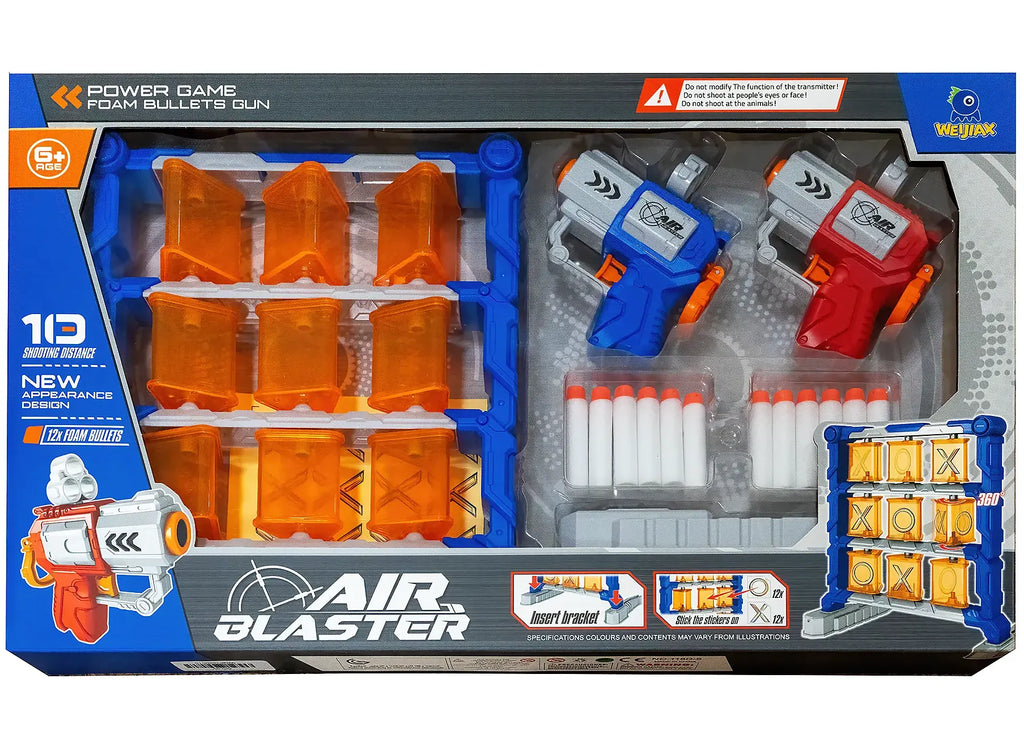 Air Blaster 2-Pack Manual Soft Bullet Toy Gun Set - TOYBOX Toy Shop