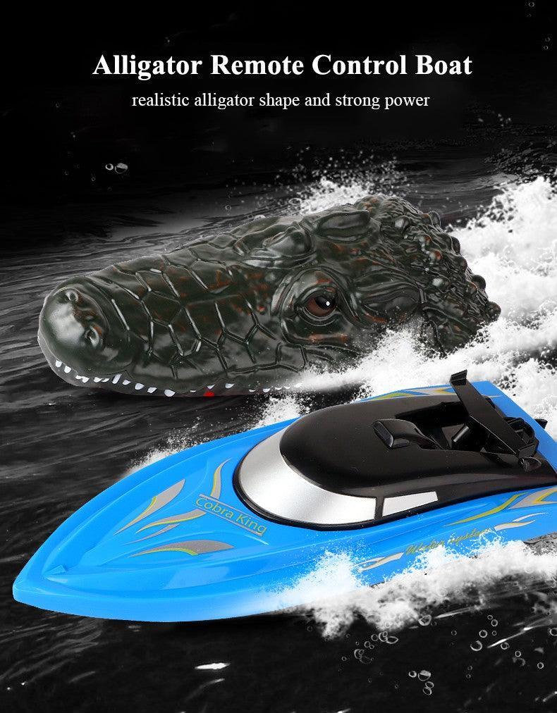 Alligator Head 2-in-1 Remote Controlled RC Speed Boat - TOYBOX Toy Shop