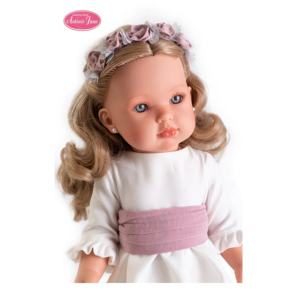 Antonio Juan 28223 Bella Communion Doll with Blonde Hair 45cm - TOYBOX Toy Shop