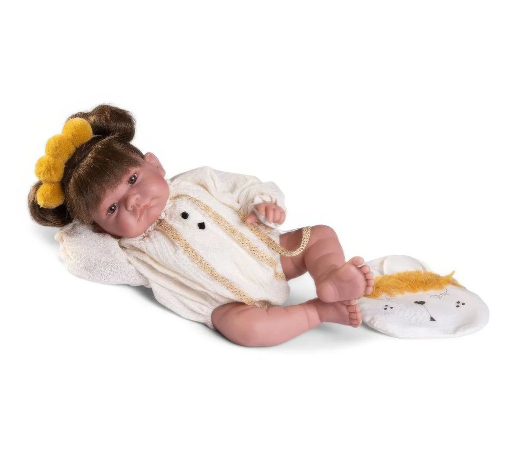 Antonio Juan 33366 Newborn Baby Nica Doll with Pigtails 42cm - TOYBOX Toy Shop