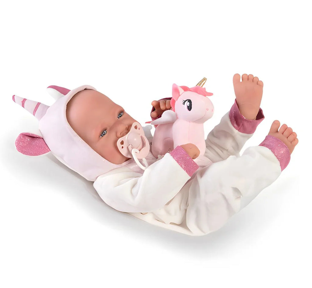 Antonio Juan 50268 Newborn Baby Doll 42cm with Unicorn Costume - TOYBOX Toy Shop