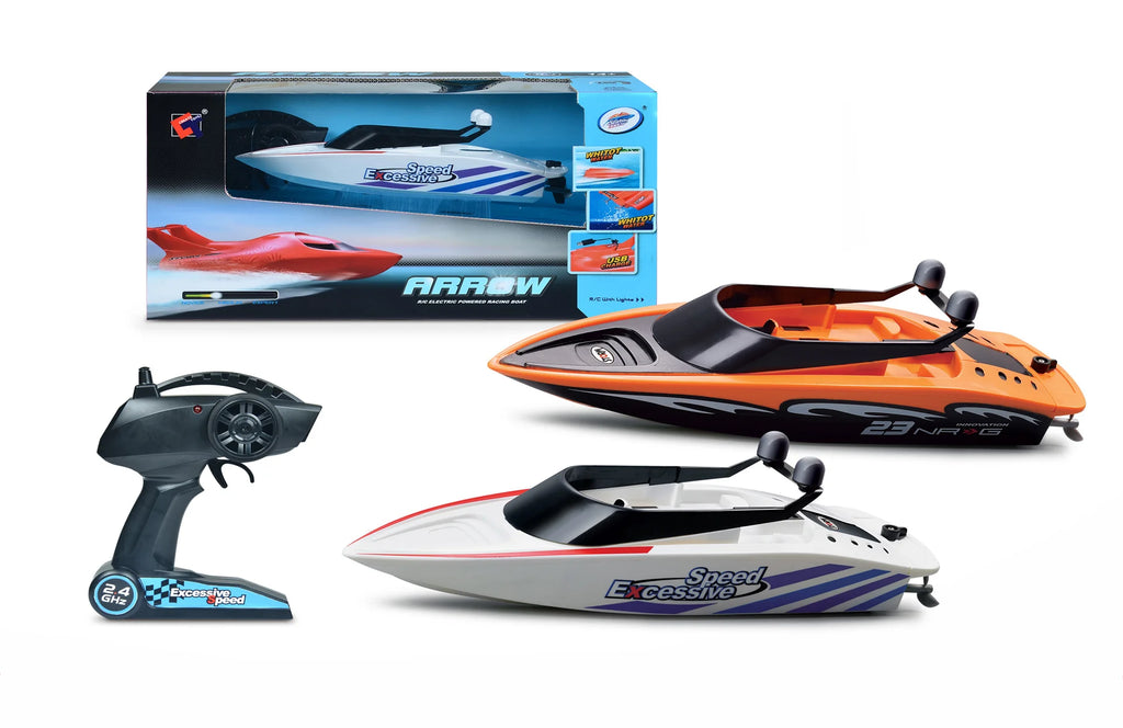 Arrow R/C Electric Powered 'Excessive Speed' Racing Boat - TOYBOX Toy Shop