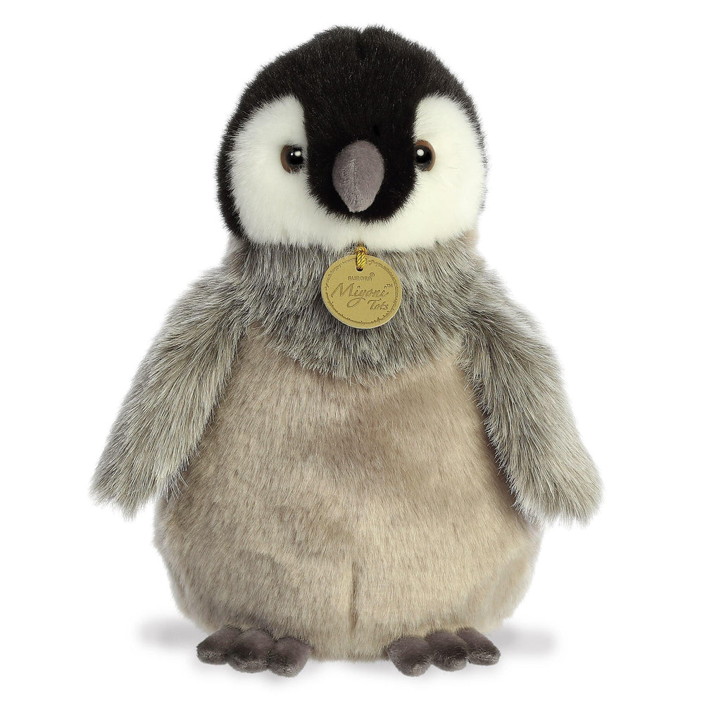 AURORA 26470 Miyoni - 23cm Emperor Penguin Chick Soft Toy - TOYBOX Toy Shop