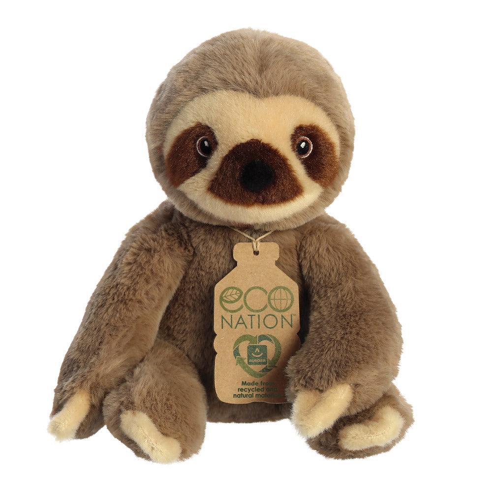 AURORA 35003 Eco Nation Sloth 24cm Soft Toy - TOYBOX Toy Shop