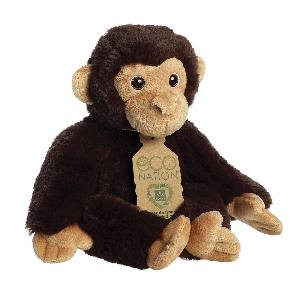 AURORA 35032 Eco Nation Chimpanzee 24cm Soft Toy - TOYBOX Toy Shop