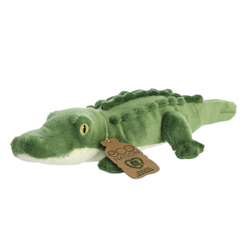 AURORA 35036 Eco Nation Alligator 35cm Soft Toy - TOYBOX Toy Shop