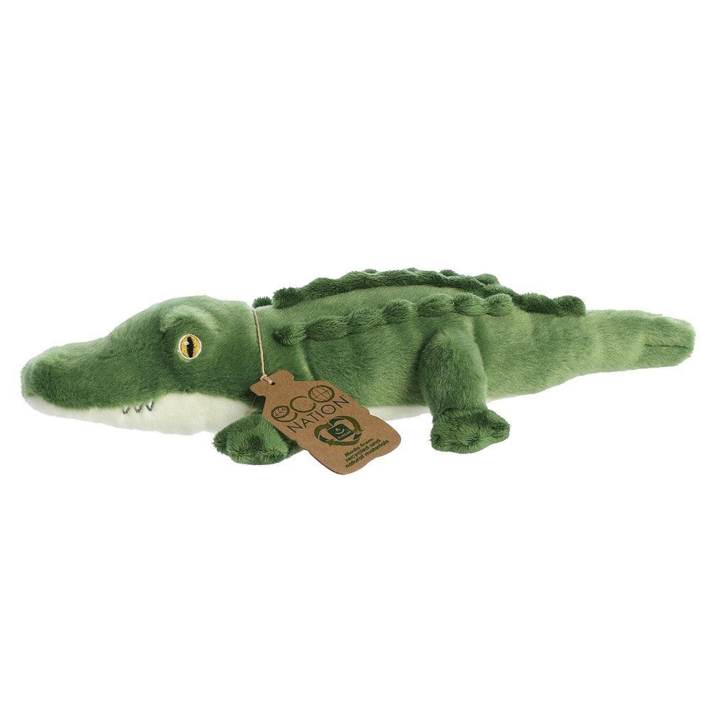 AURORA 35036 Eco Nation Alligator 35cm Soft Toy - TOYBOX Toy Shop