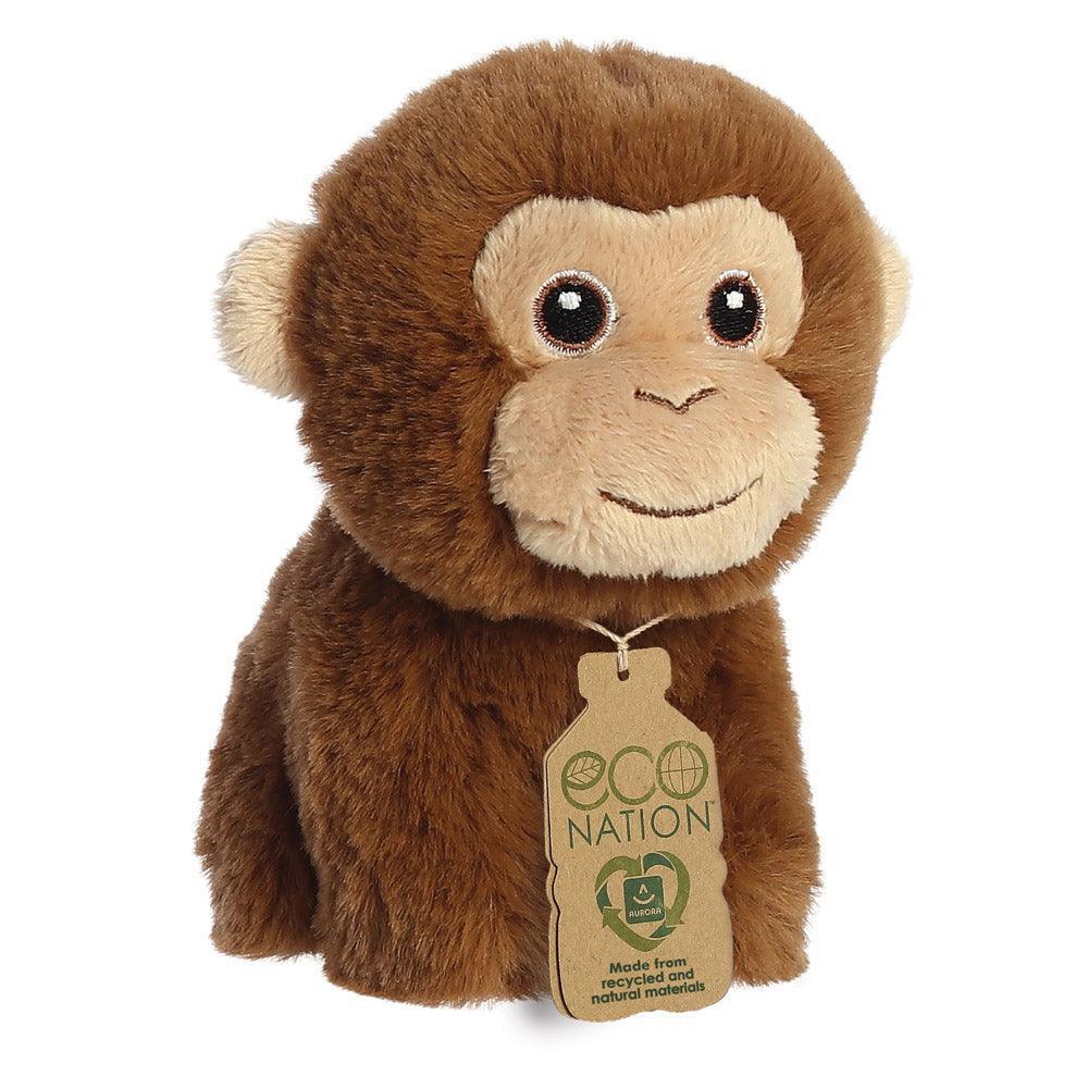 AURORA 35071 Eco Nation Mini Monkey 13cm Soft Toy - TOYBOX Toy Shop