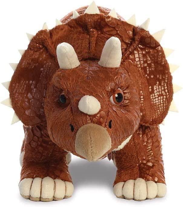 AURORA 61233 Dinosaur Stomp the Triceratops Soft Toy - TOYBOX Toy Shop