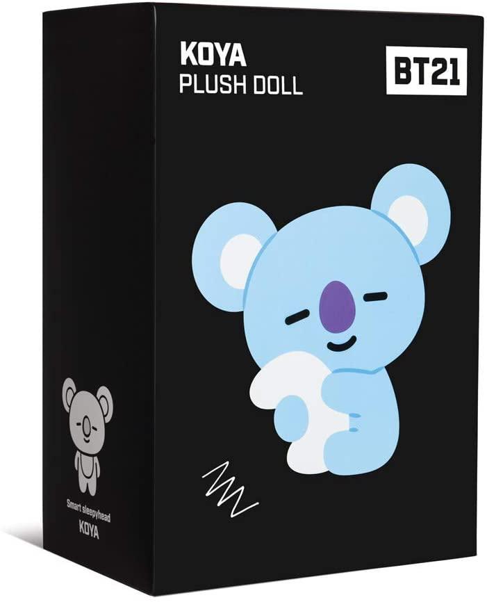 AURORA BT21 Official Merchandise, KOYA Soft Toy 61320, Medium - Blue - TOYBOX Toy Shop