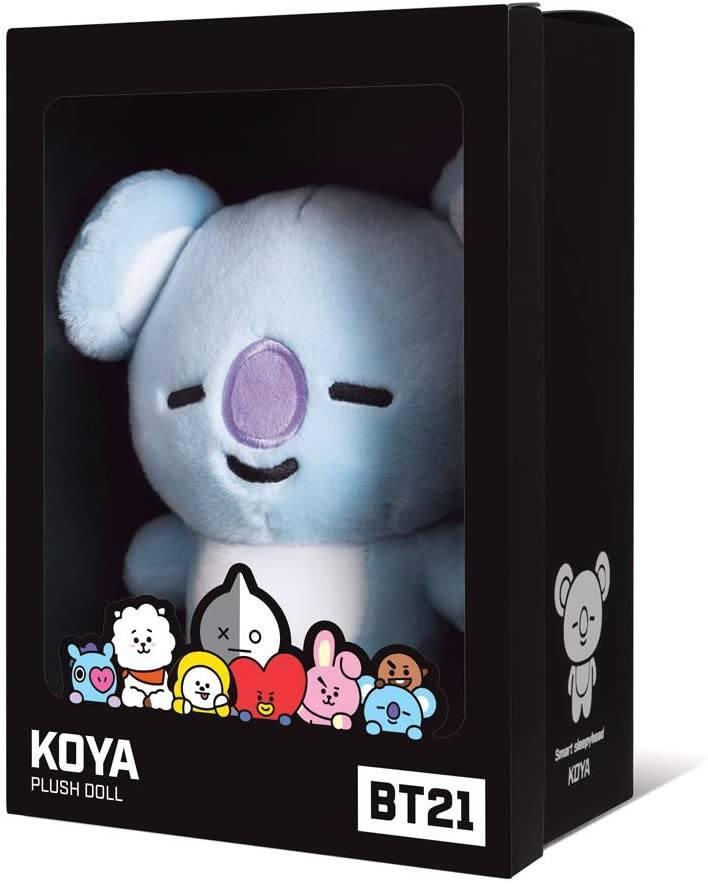 AURORA BT21 Official Merchandise, KOYA Soft Toy 61320, Medium - Blue - TOYBOX Toy Shop