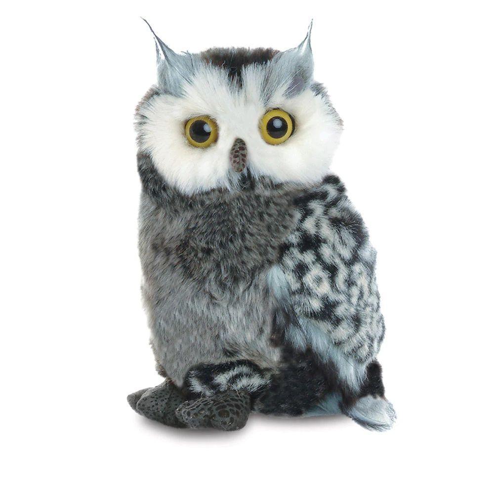 AURORA Flopsie Great Horned Owl 9-inch Plush - TOYBOX Toy Shop