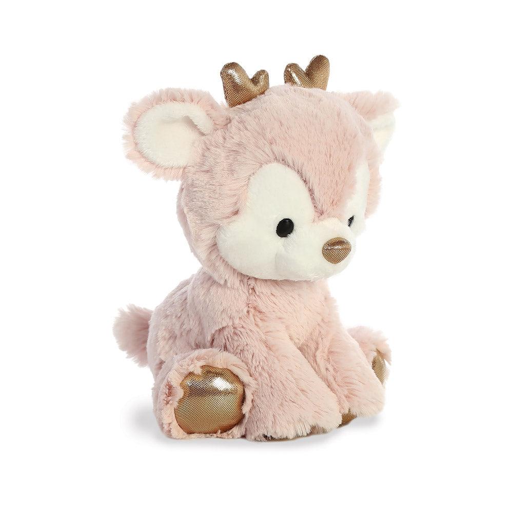 AURORA Glitzy Tots Pink Reindeer 8-inch Soft Toy - TOYBOX Toy Shop