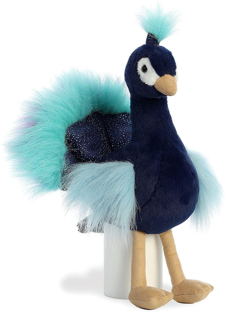 AURORA - Luxe Boutique Peacock Soft Toy 22 cm - TOYBOX Toy Shop