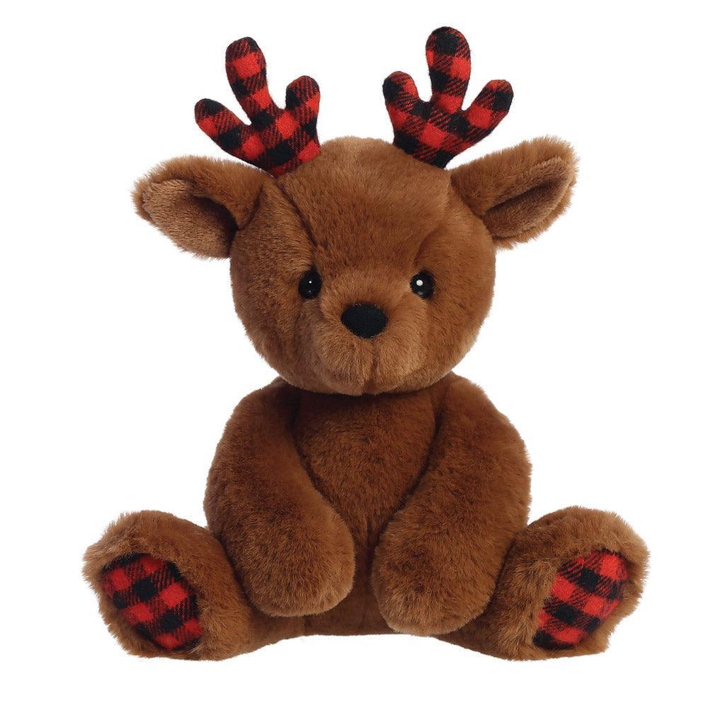 AURORA Merry Reindeer Brown 24cm Plush - TOYBOX Toy Shop