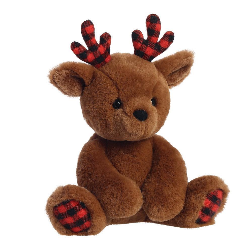 AURORA Merry Reindeer Brown 24cm Plush - TOYBOX Toy Shop