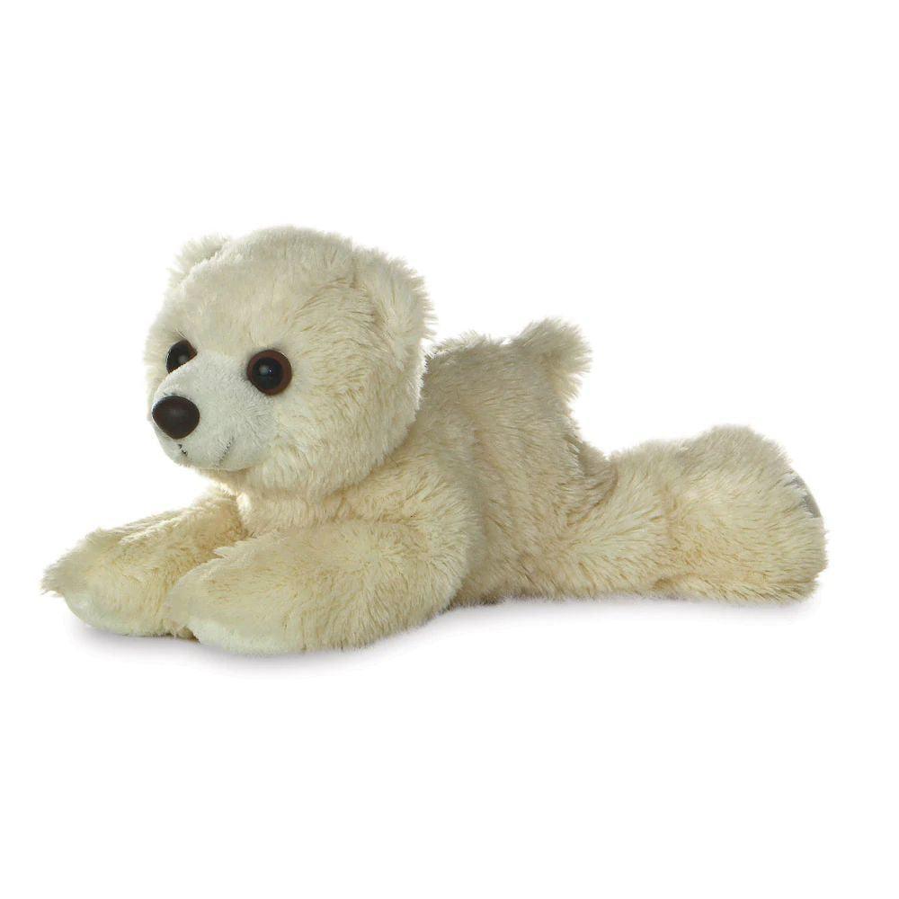 AURORA Mini Flopsie Arctic Polar Bear 8-inch Plush - TOYBOX Toy Shop
