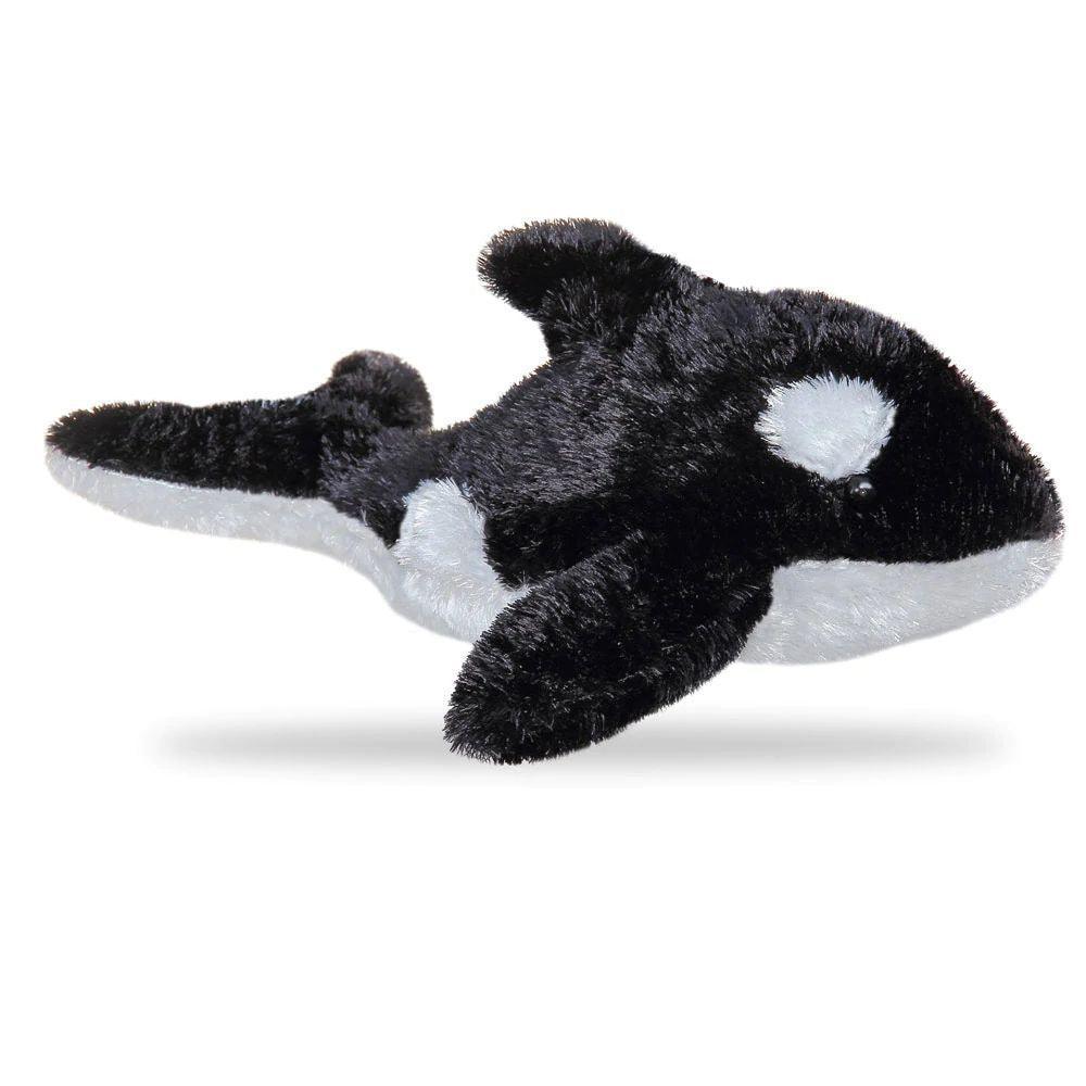 AURORA Mini Flopsie Orca Whale 8-inch Plush - TOYBOX Toy Shop