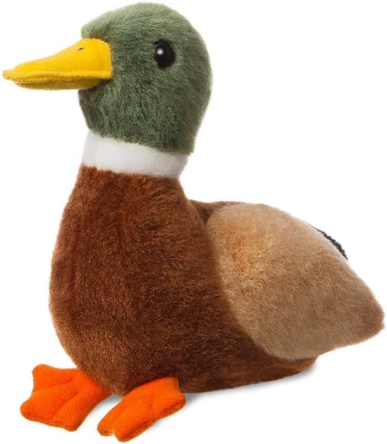 AURORA Mini Flopsies 8-inch Mallard Duck Soft Toy - TOYBOX Toy Shop