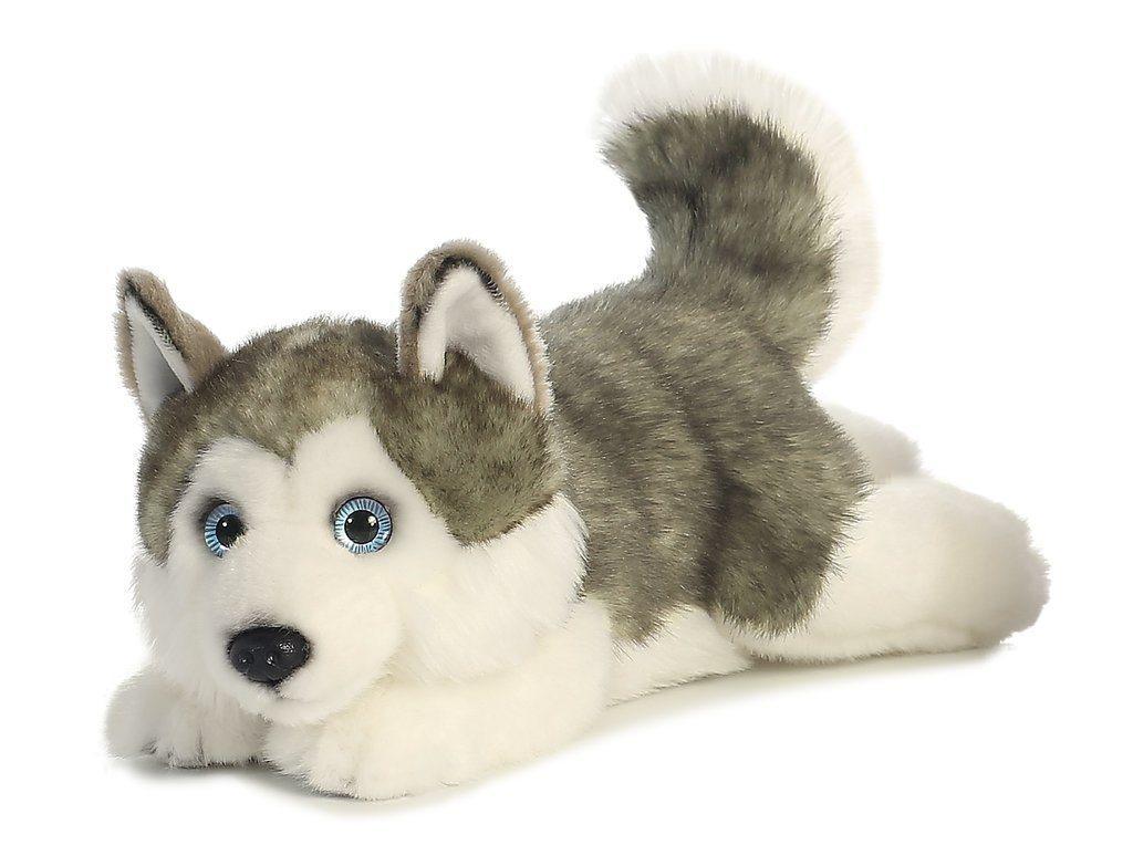 AURORA MiYoni Husky Lying 11-inch Plush - TOYBOX Toy Shop