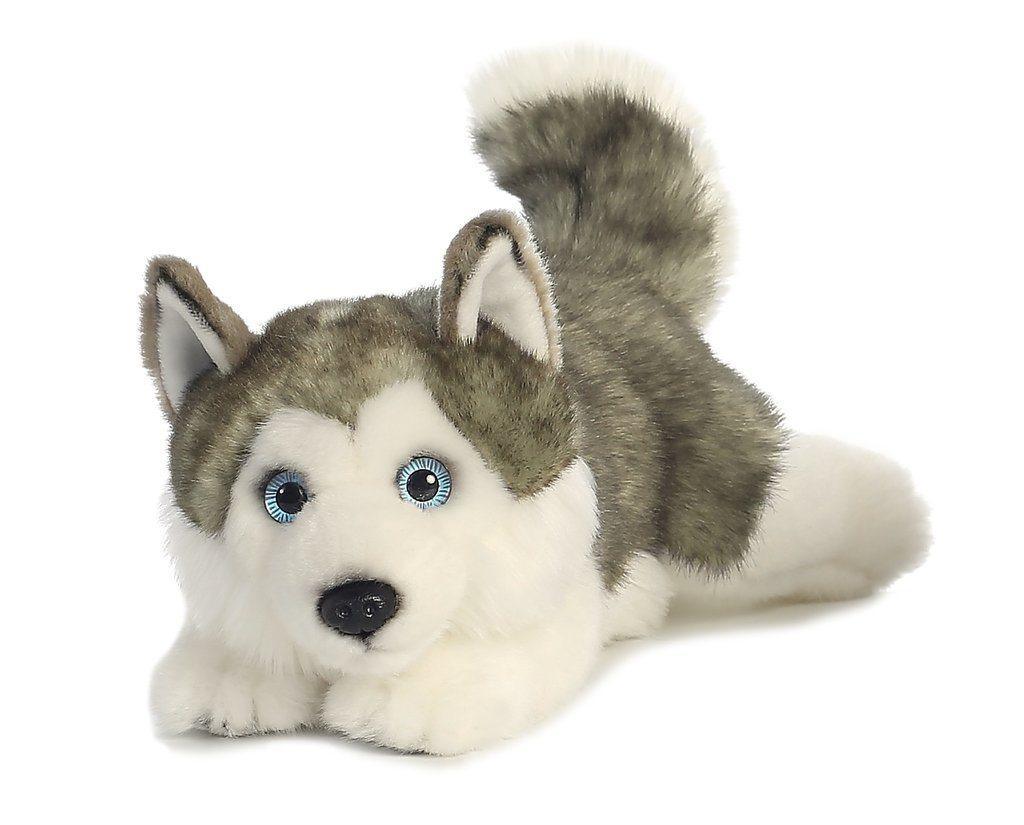 AURORA MiYoni Husky Lying 11-inch Plush - TOYBOX Toy Shop