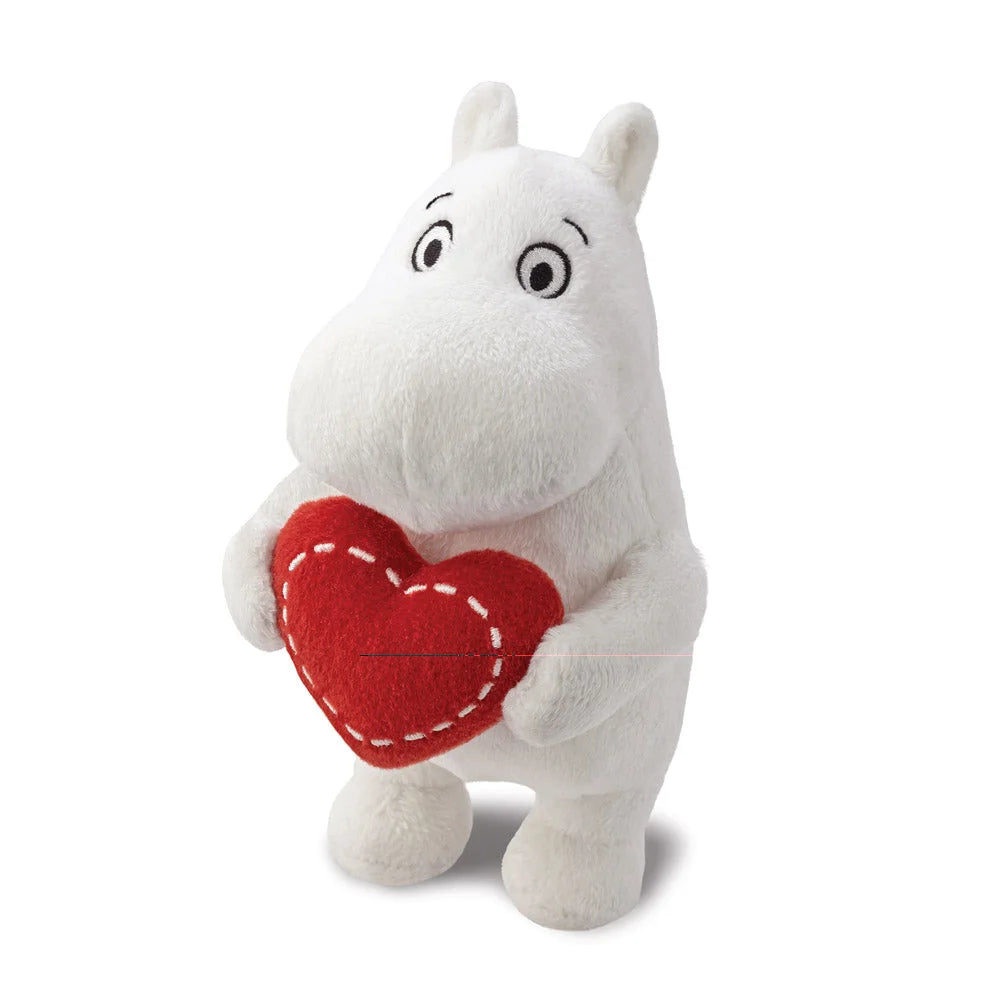 Moomin Standing 6.5-inch Soft Toy with Heart - TOYBOX Toy Shop